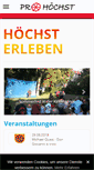 Mobile Screenshot of pro-hoechst.de